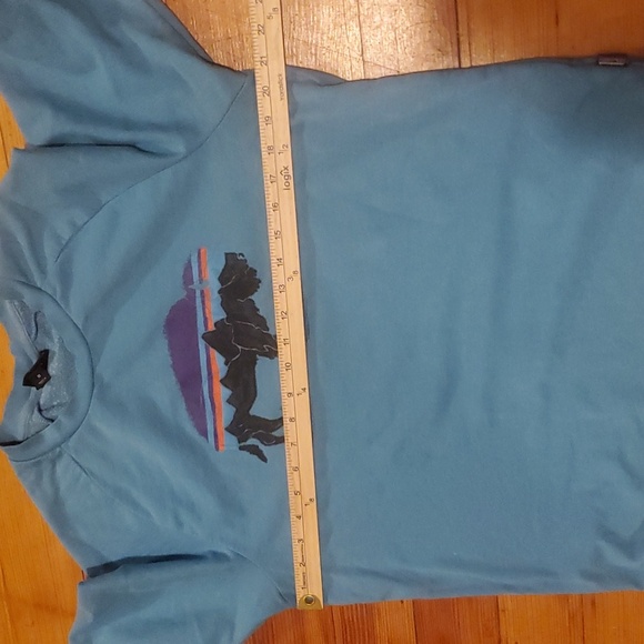 Patagonia Fitz Roy Bison Lightweight Crew Sweatshirt in Mako Blue. Men's Medium - Picture 12 of 13